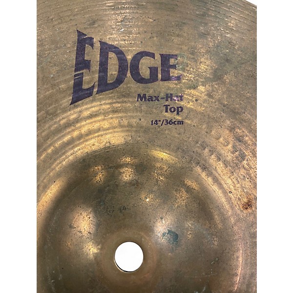 Used Zildjian 14in Edge Max Hi Hat Pair Cymbal