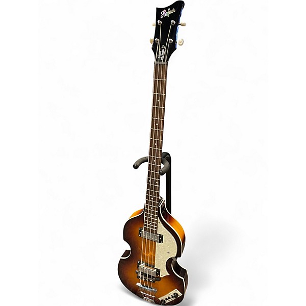 Used Hofner b-bass hi-series 2 Tone Sunburst Electric Bass Guitar