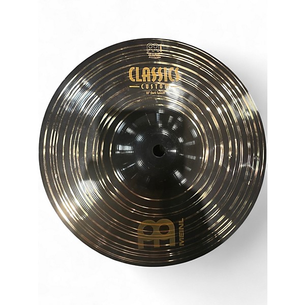 Used MEINL 10in CLASSICS CUSTOM DARK Cymbal