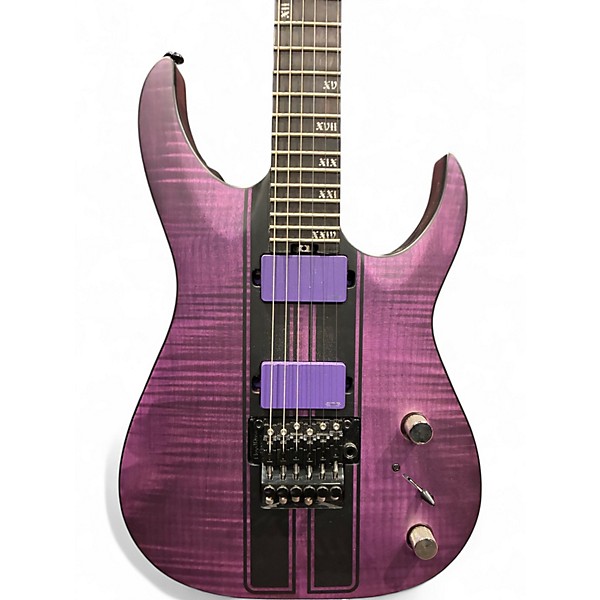 Used Schecter BANSHEE GT FR SATIN TRANS PURPLE Solid Body Electric Guitar