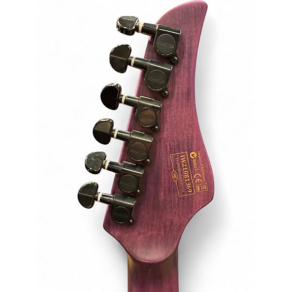 Used Schecter BANSHEE GT FR SATIN TRANS PURPLE Solid Body Electric Guitar