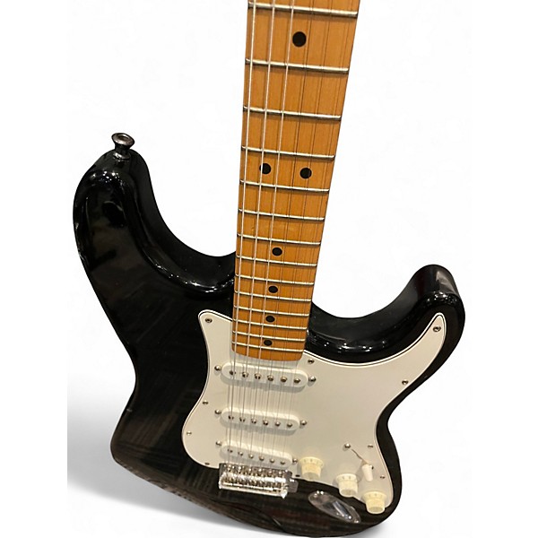 Used Fender Standard Stratocaster Black Solid Body Electric Guitar