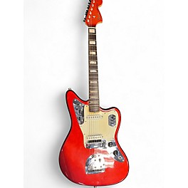 Vintage 1969 Fender Jaguar Candy Apple Red Solid Body Electric Guitar