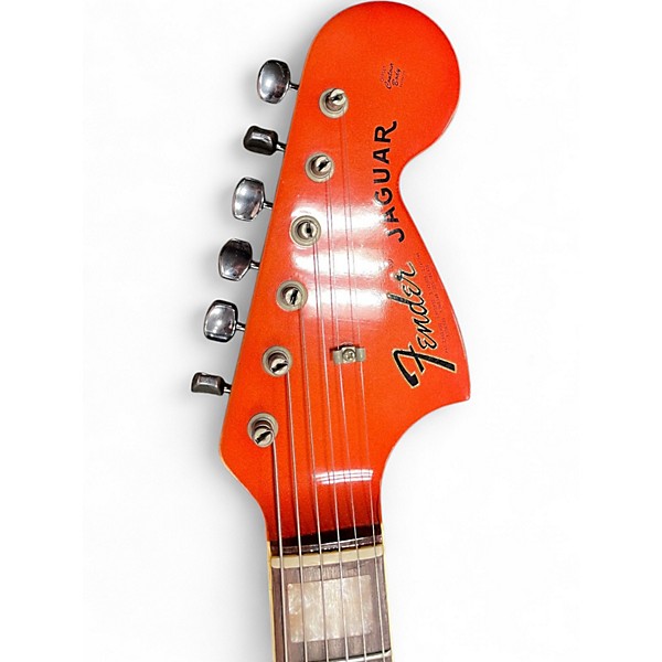 Vintage 1969 Fender Jaguar Candy Apple Red Solid Body Electric Guitar