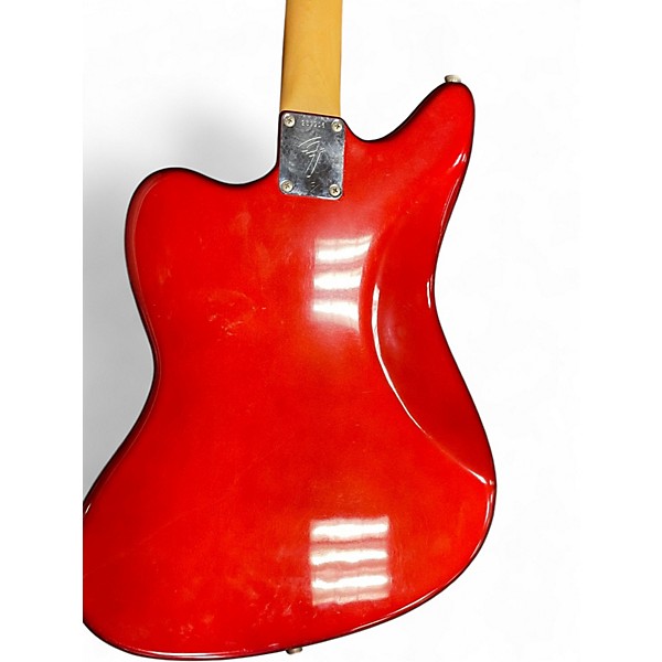 Vintage 1969 Fender Jaguar Candy Apple Red Solid Body Electric Guitar