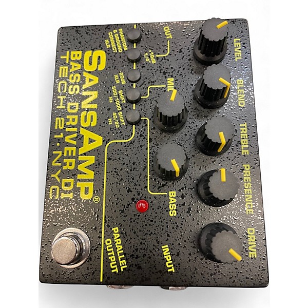 Used Tech 21 Sansamp PBDR Bass Driver DI Bass Effect Pedal