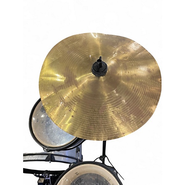 Used SPL 5 Piece JR Kicker Silver Sparkle Drum Kit