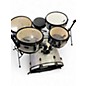 Used SPL 5 Piece JR Kicker Silver Sparkle Drum Kit