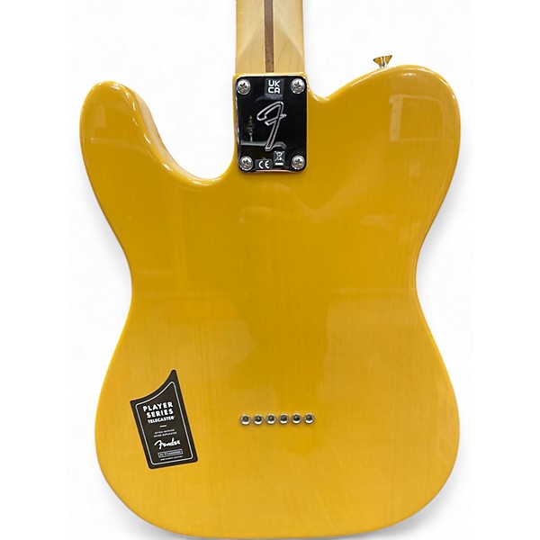 Used Fender Player Telecaster Butterscotch Blonde Solid Body Electric Guitar