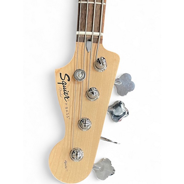 Used Squier Affinity Precision Bass Black Electric Bass Guitar