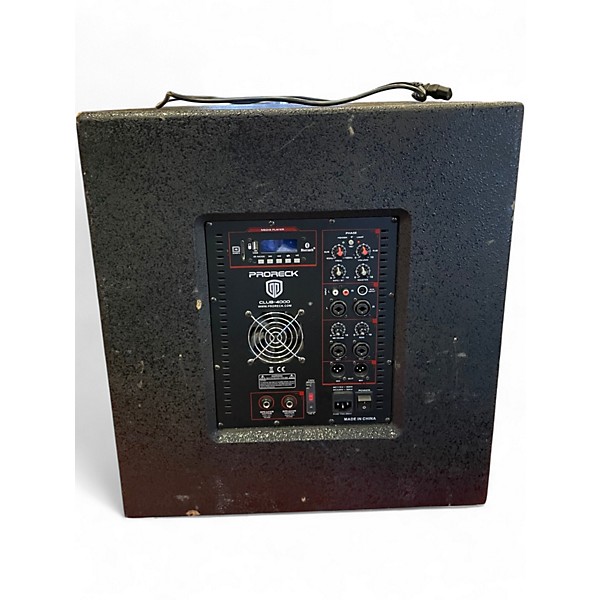 Used Proreck Club 4000 Powered Subwoofer