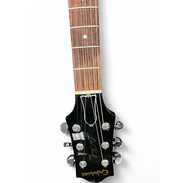 Used Epiphone Les Paul Standard Elite Red Solid Body Electric Guitar