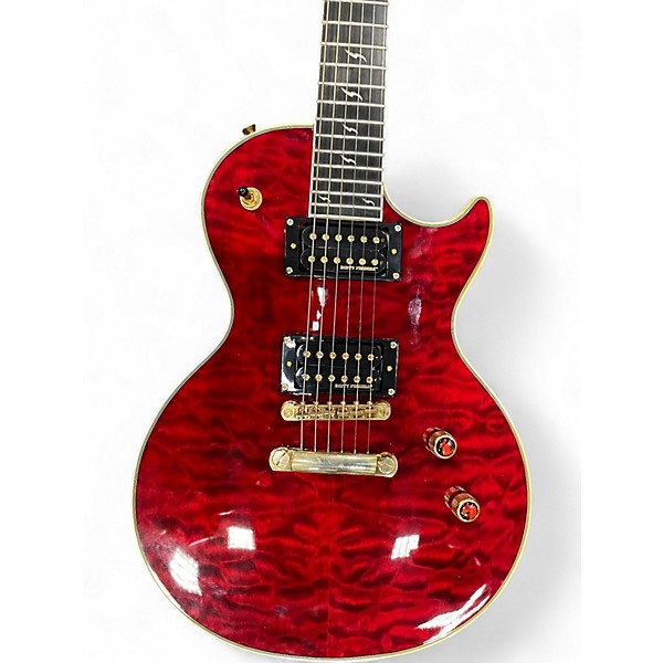 Used Epiphone Les Paul Custom GX Prophecy Red Solid Body Electric Guitar