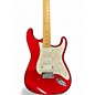 Used Fender Standard Stratocaster HSS Candy Apple Red Solid Body Electric Guitar