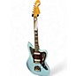 Used Squier CLASSIC VIBE JAGUAR CYAN Solid Body Electric Guitar