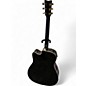 Used Yamaha FX335C Black Acoustic Electric Guitar