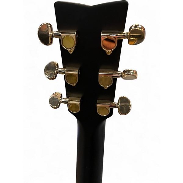Used Yamaha FX335C Black Acoustic Electric Guitar
