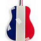 Used Fender Kingman Red White and Blue Acoustic Electric Guitar