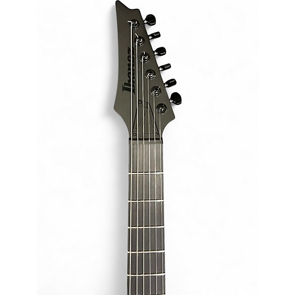 Used Ibanez RGRTB621 RG IRON LABEL Satin Black Solid Body Electric Guitar
