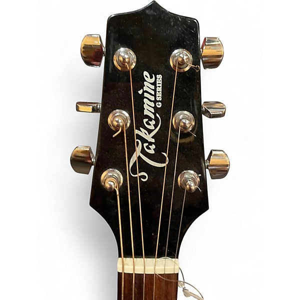 Used Takamine G320 Black Acoustic Electric Guitar