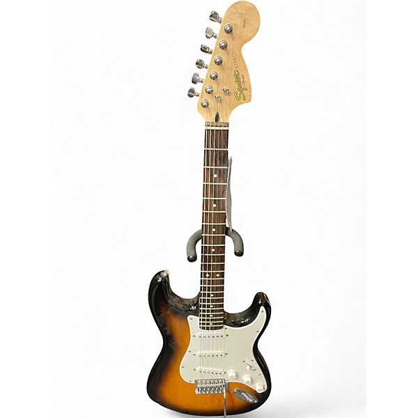 Used Squier STRATOCASTER 2 Color Sunburst Solid Body Electric Guitar
