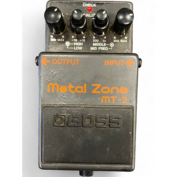Used BOSS MT2 Metal Zone Distortion Effect Pedal