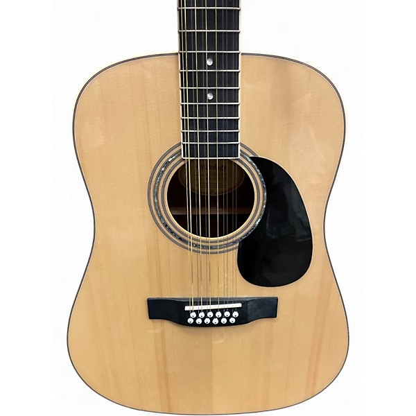 Used Mitchell d120s-12 string Natural 12 String Acoustic Electric Guitar