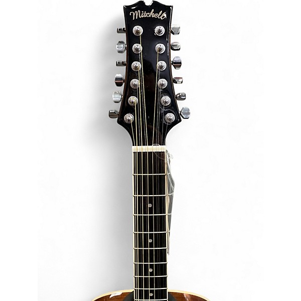 Used Mitchell d120s-12 string Natural 12 String Acoustic Electric Guitar
