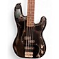 Used Squier P J BASS BLACK Electric Bass Guitar
