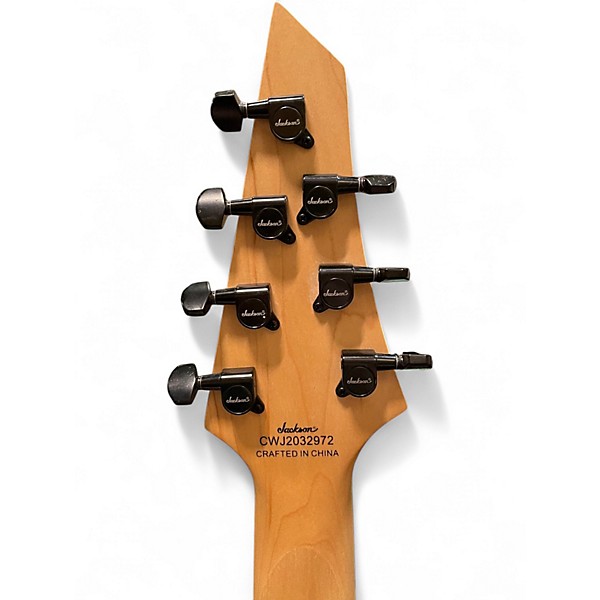 Used Jackson JS22-7 Dinky 7 String MATTE BLACK Solid Body Electric Guitar