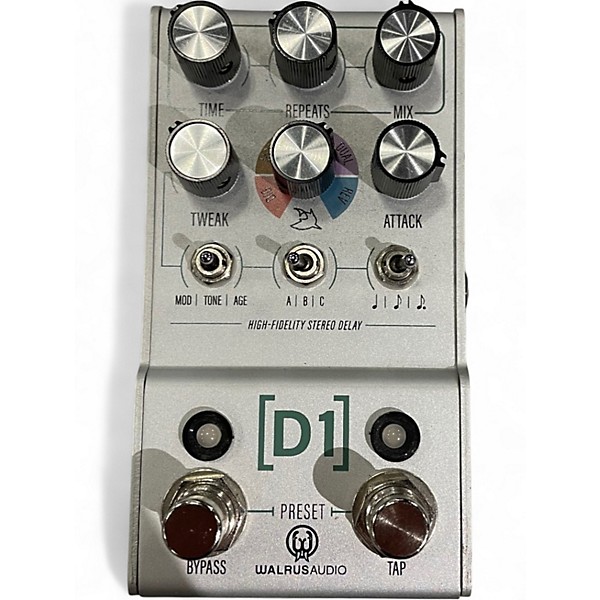 Used Walrus Audio Mako D1 High-Fidelity Stereo Delay Effect Pedal