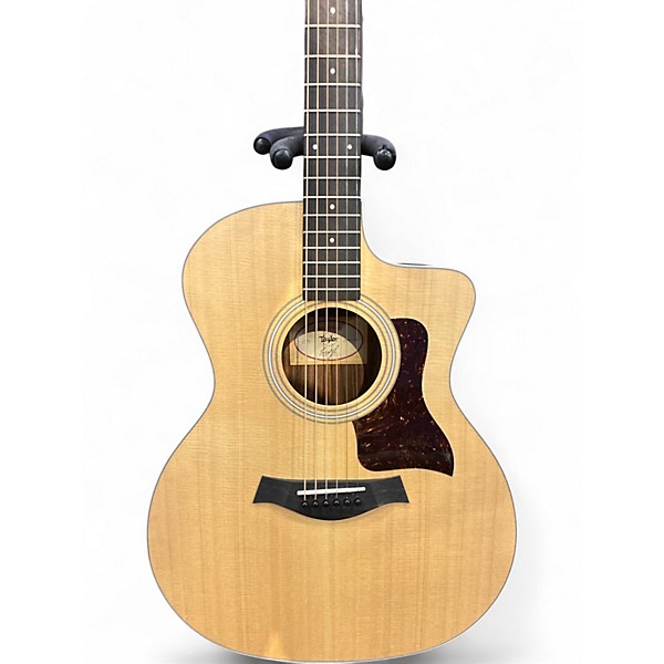 Used Taylor 214CE Natural Acoustic Electric Guitar