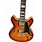 Used D'Angelico Premier Mini DC Dark Iced Tea Burst Hollow Body Electric Guitar