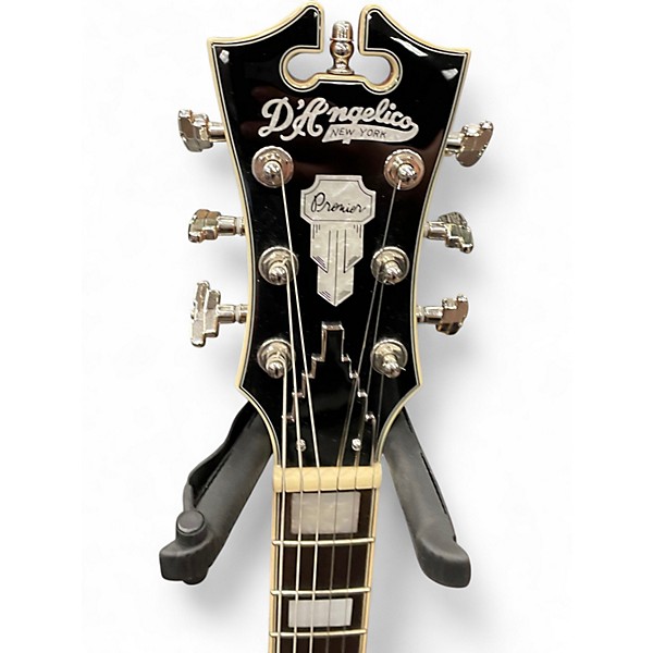 Used D'Angelico Premier Mini DC Dark Iced Tea Burst Hollow Body Electric Guitar