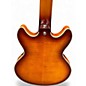 Used D'Angelico Premier Mini DC Dark Iced Tea Burst Hollow Body Electric Guitar