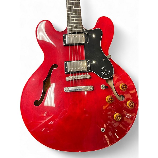 Used Epiphone Dot Cherry Hollow Body Electric Guitar
