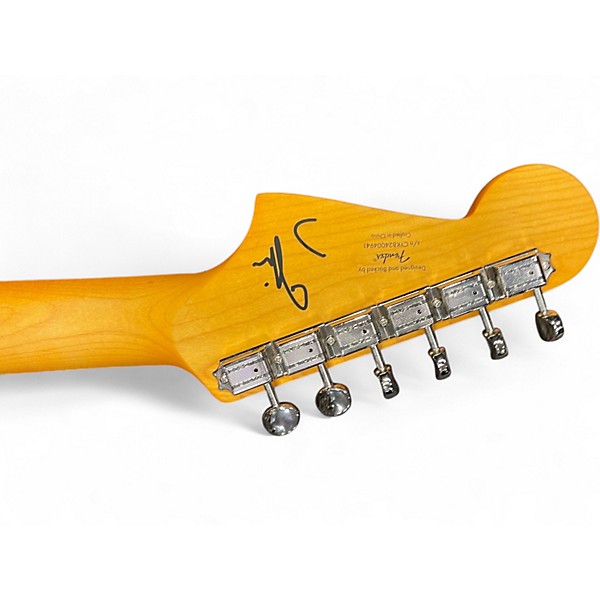 Used Squier J Mascis Jazzmaster Olympic White Solid Body Electric Guitar