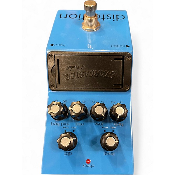 Used Starcaster by Fender DISTORTION Effect Pedal