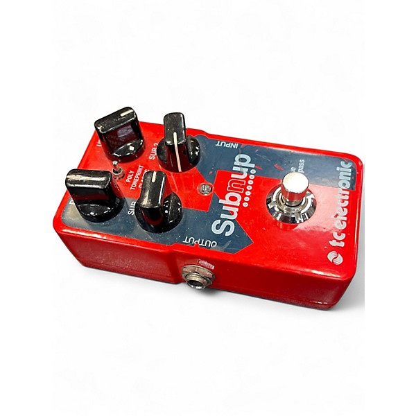 Used TC Electronic Sub N Up Octaver Effect Pedal
