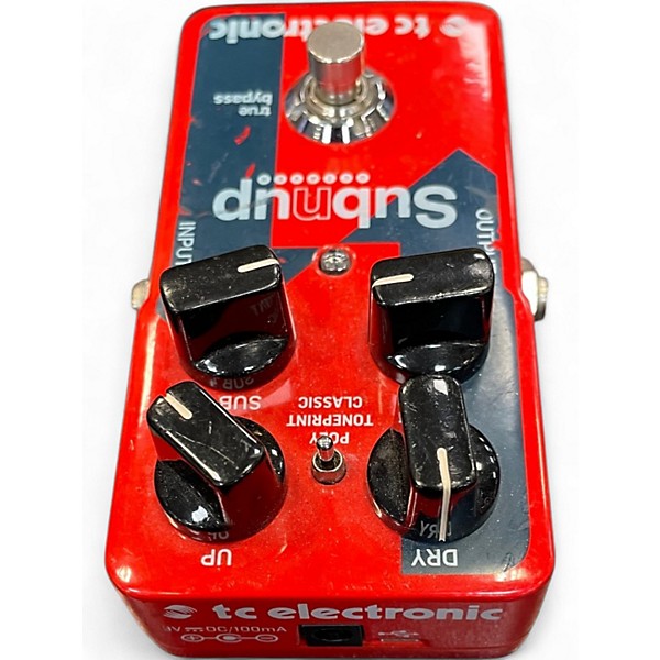 Used TC Electronic Sub N Up Octaver Effect Pedal