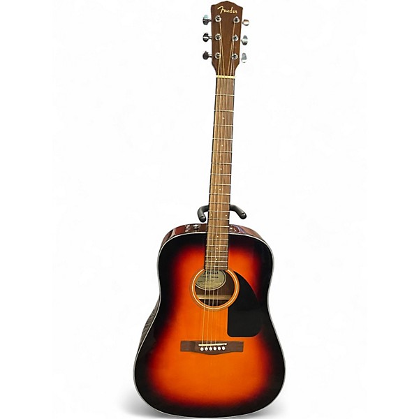 Used Fender CD60 Dreadnought SUNBURST Acoustic Guitar