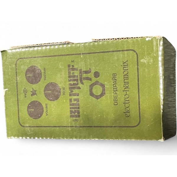 Used Electro-Harmonix Green Russian Big Muff Pi Fuzz Effect Pedal