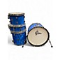 Used Gretsch Drums 4 Piece Catalina Club 4 Piece Blue Satin Drum Kit thumbnail
