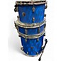 Used Gretsch Drums 4 Piece Catalina Club 4 Piece Blue Satin Drum Kit