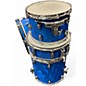 Used Gretsch Drums 4 Piece Catalina Club 4 Piece Blue Satin Drum Kit