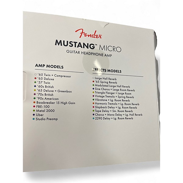 Used Fender MUSTANG MICRO Battery Powered Amp