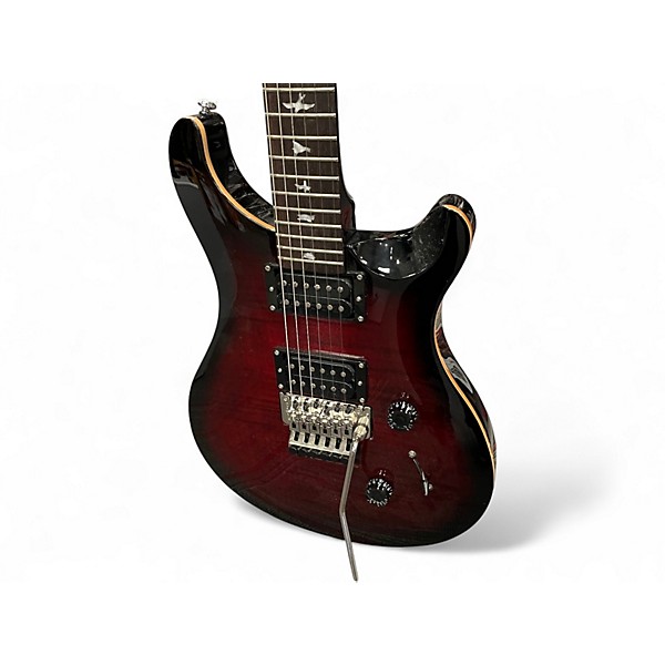 Used PRS SE custom 24 Trans Red Solid Body Electric Guitar