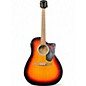 Used Fender FA125CE 3 Color Sunburst Acoustic Electric Guitar thumbnail