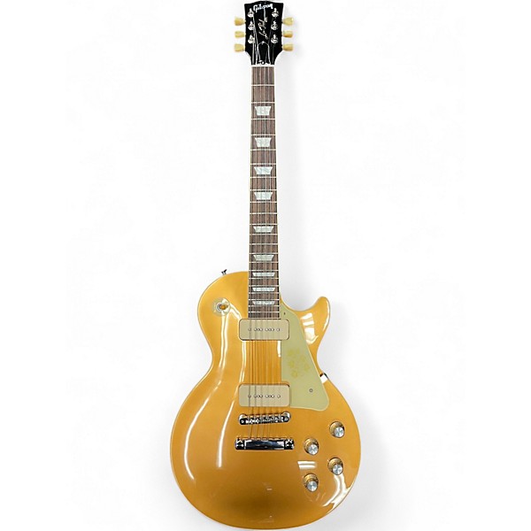 Used 2025 Gibson Les Paul Standard '50s P-90 Electric Guitar Gold Top Gold Top Solid Body Electric Guitar