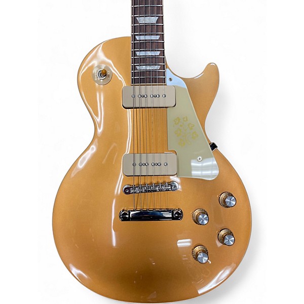 Used 2025 Gibson Les Paul Standard '50s P-90 Electric Guitar Gold Top Gold Top Solid Body Electric Guitar